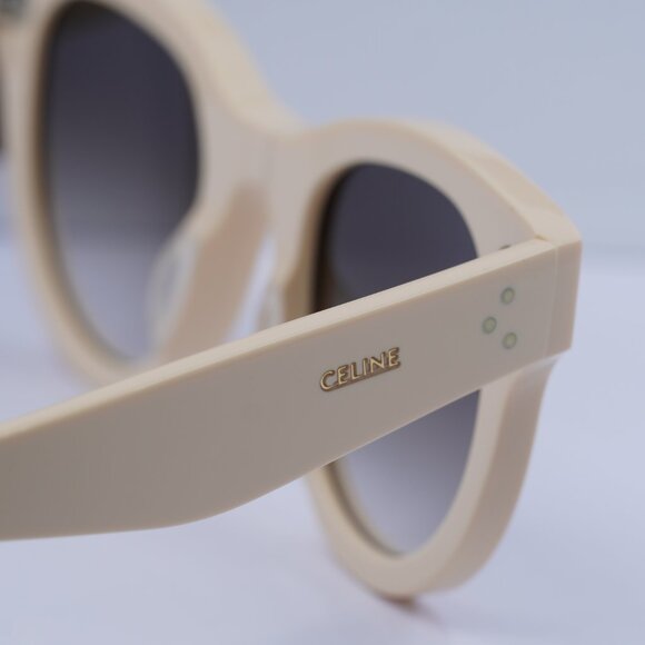 Celine CL4003IN 24F Cat Eye Sunglasses - White/Brown Gradient - Picture 10 of 11